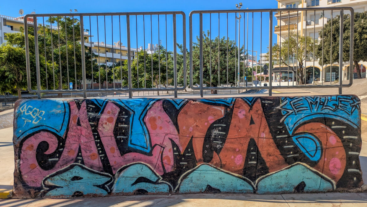 ALMA ALMA street art, Lagos, Algarve, Portugal