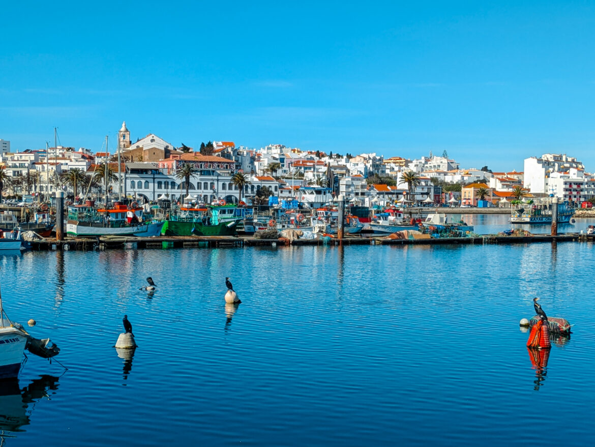 View of old town Lagos from Marina side travel guide for lagos portugal