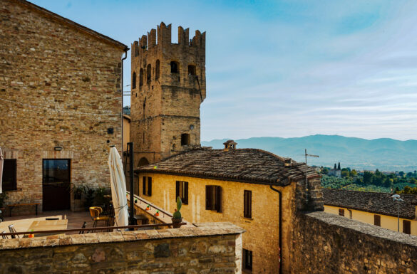 City view Montefalco City view Montefalco, Umbria, Italy
