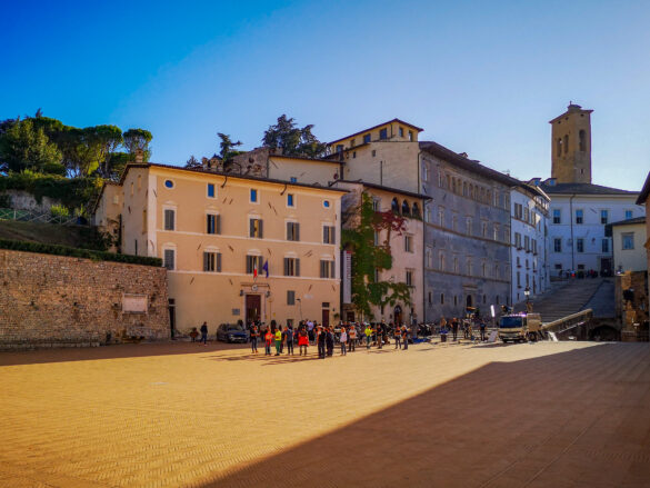 Piazza del Duomo, Spoleto Piazza del Duomo, Spoleto, Umbria, Italy