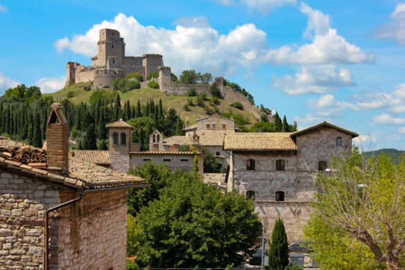 Rocca maggiore, Assisi Rocca maggiore, Assisi, Umbria, Italy