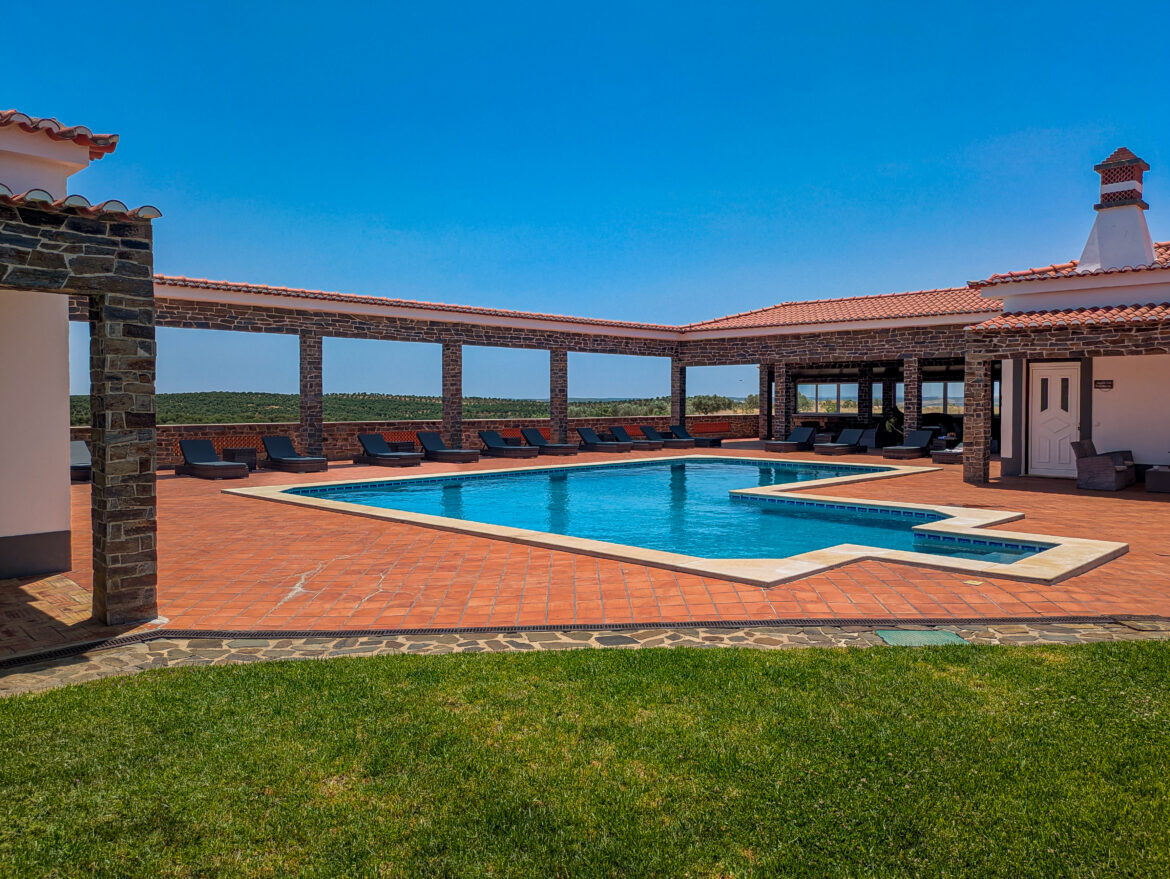 Pool of Quinta Moinho do Monte Novo Pool of Quinta Moinho do Monte Novo, Alentejo, Portugal