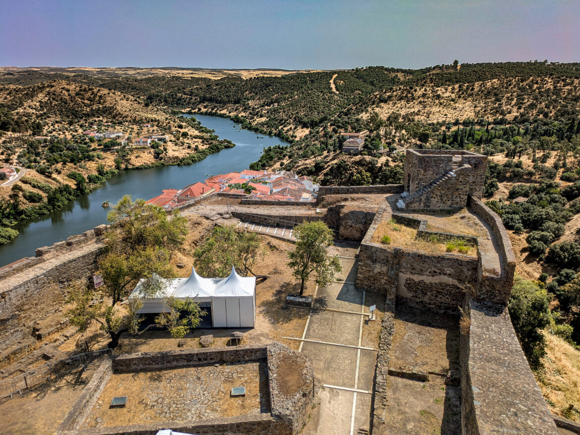 Mértola castle view Mértola castle view, Alentejo, Portugal