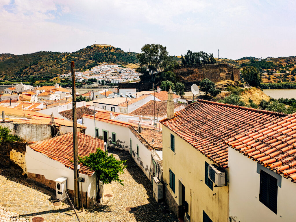Alcoutim streets and castle, Algarve, Portugal