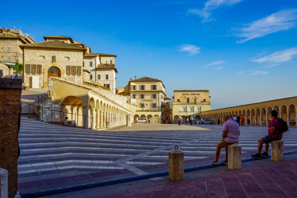 Assisi view from the Basilica Assisi view from the Basilica, Umbria, Italy